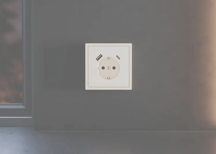 Накладка для розетки с заземлением и защитными шторками, с USB A+C, S70 (хлопок), Voltum, VLS001013 Накладка для розетки с заземлением и защитными шторками, с USB A+C, S70 (хлопок), Voltum, VLS001013