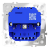 Розетка встраиваемая VOLTUM S70 с заземлением и защитными шторками, 16А, с USB, A+С, (белый матовый), Voltum, VLS040502