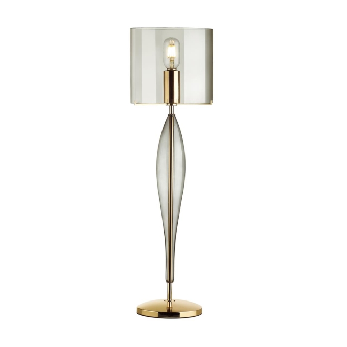 Высокая Лампа E27 1*60W TOWER STANDING ODL_EX21 157 ODEON LIGHT 4850/1T, фото на белом фоне