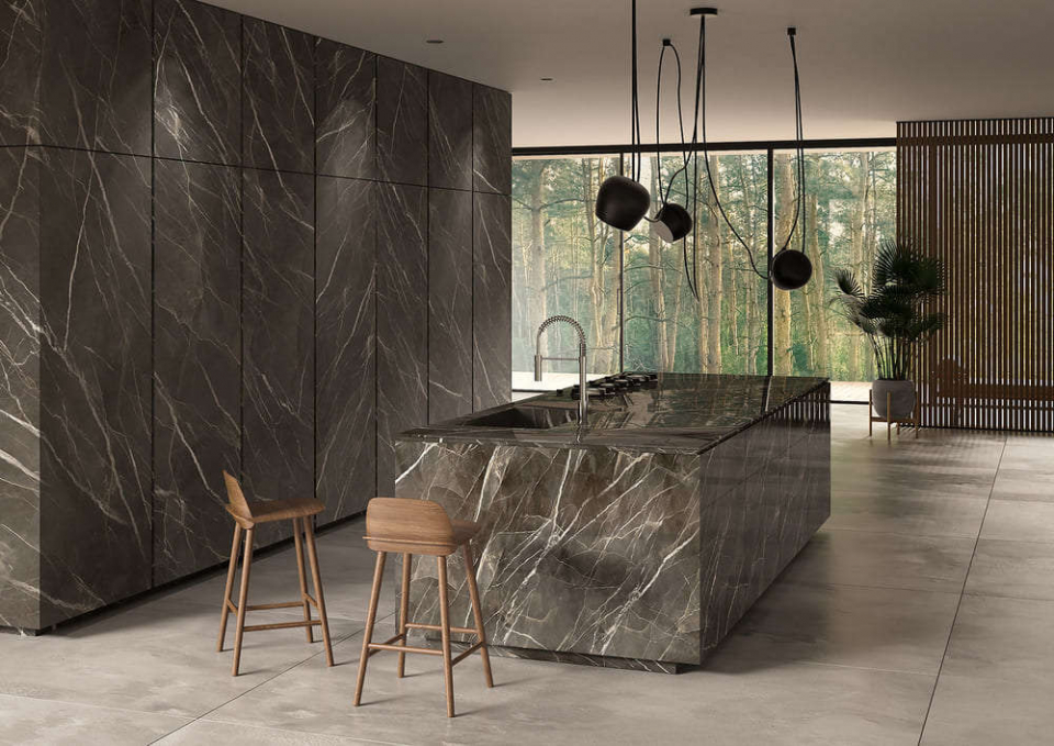 Керамогранит Laminam Diamond Cristallo Macchia Vecchia Naturale 5 120x300, LAMF012552