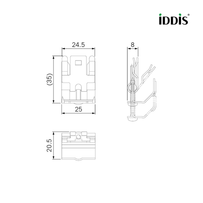 Комплект крепежей Iddis Optima Home 002M006i77 Комплект крепежей Iddis Optima Home 002M006i77