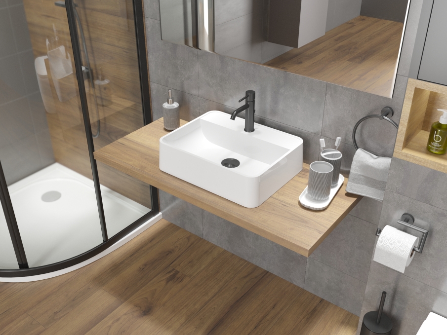 Накладная раковина Madera Venera 4627173210737 50 см белая глянцевая Накладная раковина Madera Venera 4627173210737 50 см белая глянцевая