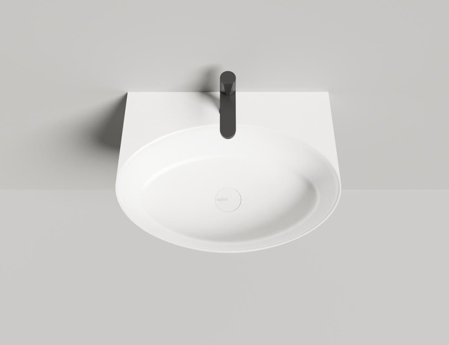 Накладная раковина Salini Alda Wall 02 140312G 60 см белая глянцевая Накладная раковина Salini Alda Wall 02 140312G 60 см белая глянцевая