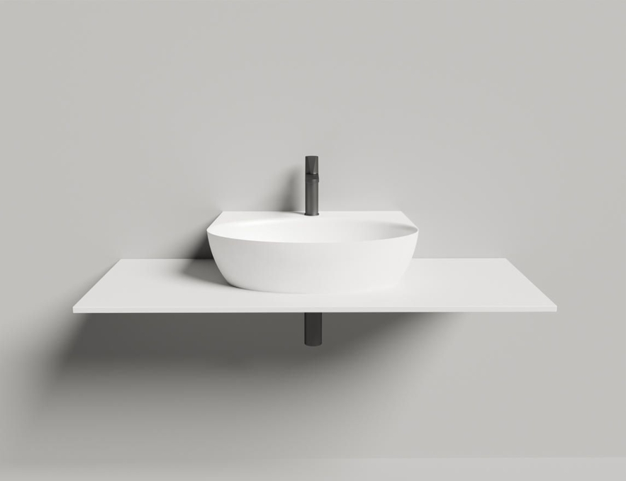 Накладная раковина Salini Alda Wall 02 140312G 60 см белая глянцевая Накладная раковина Salini Alda Wall 02 140312G 60 см белая глянцевая