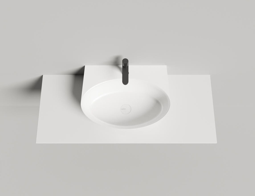 Накладная раковина Salini Alda Wall 02 140312G 60 см белая глянцевая Накладная раковина Salini Alda Wall 02 140312G 60 см белая глянцевая
