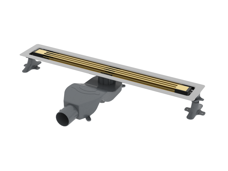Душевой лоток Boheme Infinity 85x10 981-80-G золото