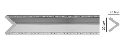 Угол Decomaster 116M-63 ДМ, 22x22x2400 мм