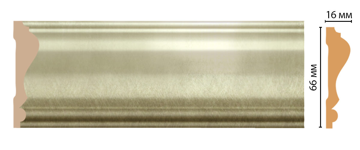 Молдинг Decomaster D022-373, 66x16x2400 мм Молдинг Decomaster D022-373, 66x16x2400 мм