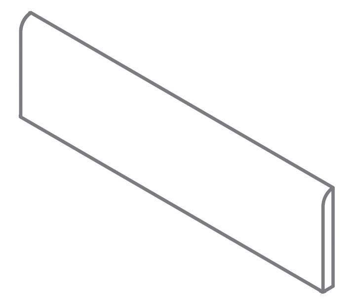 Плинтус Italon Forum Wave Pure Battiscopa 7.2x60, 610130001646