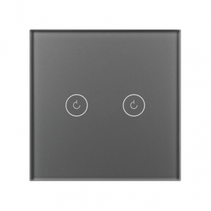 Выключатель сенсорный SWT-OMALI-S02-ZB-GR (250V, 10A, Zigbee), Arlight, 050039, изображение 2 Выключатель сенсорный SWT-OMALI-S02-ZB-GR (250V, 10A, Zigbee), Arlight, 050039, изображение 2