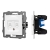 Механизм компьютерной розетки двойной SCT-MPC2-PL-WH-V (RJ-45, CAT6), Arlight, 049854