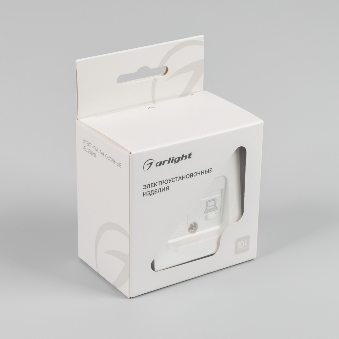 Механизм компьютерной розетки двойной SCT-MPC2-PL-WH-V (RJ-45, CAT6), Arlight, 049854, изображение 2 Механизм компьютерной розетки двойной SCT-MPC2-PL-WH-V (RJ-45, CAT6), Arlight, 049854, изображение 2