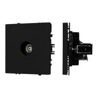 Механизм телевизионной розетки SCT-NOBE-MTV1-SFPL-BK, Arlight, 054293
