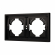 Рамка пластиковая FRM-TENDO-PL-2-BK, Arlight, 053840, изображение 1