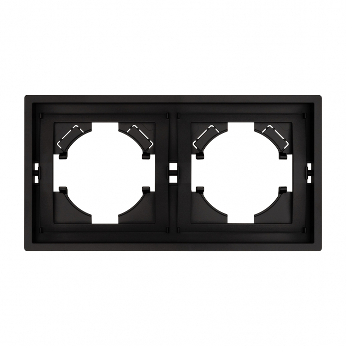 Рамка пластиковая FRM-TENDO-PL-2-BK, Arlight, 053840, изображение 3