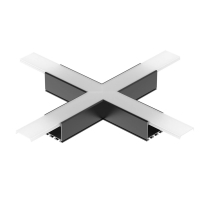 Крестовина PLS-LOCK-H25-Х90 BLACK (с экраном MAT-L), Arlight, 031269 Крестовина PLS-LOCK-H25-Х90 BLACK (с экраном MAT-L), Arlight, 031269