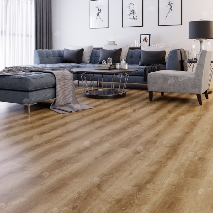 Ламинат Alpine Floor by Camsan Legno Extra Дуб Мокка, L 1007 Ламинат Alpine Floor by Camsan Legno Extra Дуб Мокка, L 1007