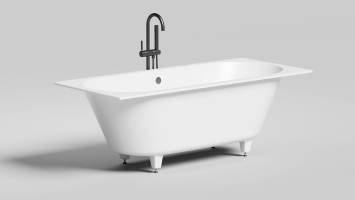 Ванна из искусственного камня Salini Ornella Axis 180x80 103421M белая матовая встраиваемая Ванна из искусственного камня Salini Ornella Axis 180x80 103421M белая матовая встраиваемая