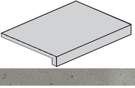 Ступень Italon Avantgarde Iron угловая правая 33x120, 620070002770 Ступень Italon Avantgarde Iron угловая правая 33x120, 620070002770