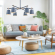 Люстра потолочная Е27 6*60W 220V ROSALINA MODERNI LN26 344 LUMION 8098/6C, фото в интерьере 1