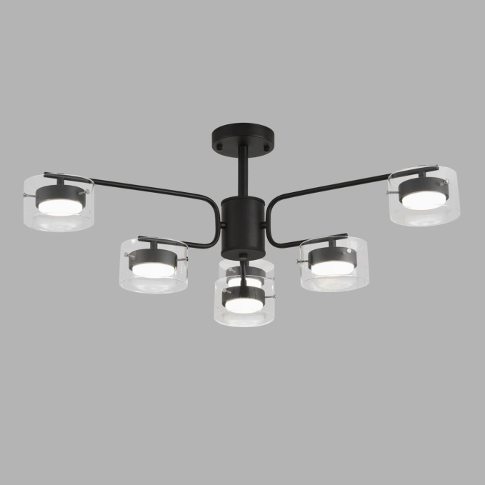 Светильник потолочный LED GX53 6*7W 220V NATALINA COMFI LN26 232 LUMION 8349/6C, фото на цветном фоне 2 Светильник потолочный LED GX53 6*7W 220V NATALINA COMFI LN26 232 LUMION 8349/6C, фото на цветном фоне 2