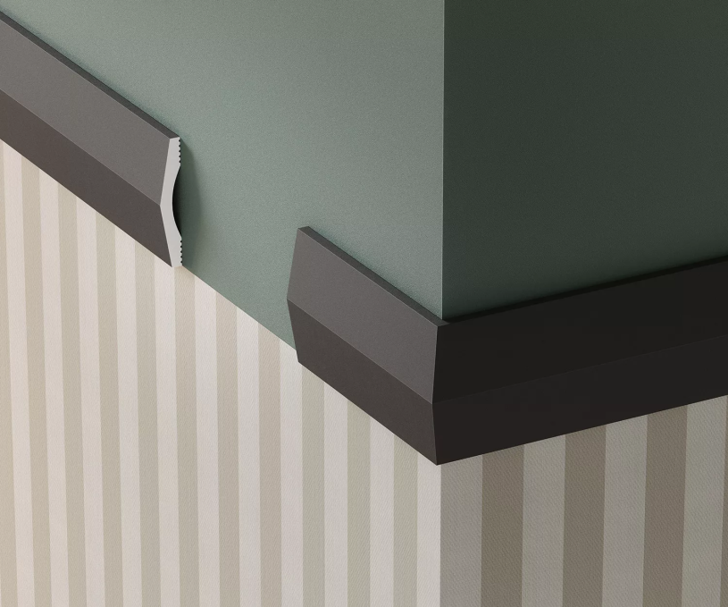 Молдинг Cosca Decor MX049, 50х8x2000 мм, Экополимер Молдинг Cosca Decor MX049, 50х8x2000 мм, Экополимер