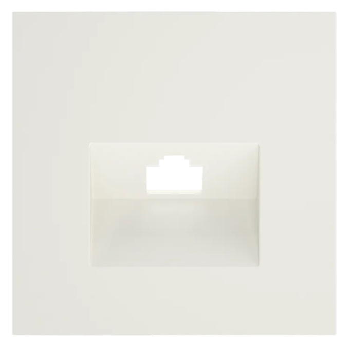 Накладка для розетки компьютерной RJ45 кат.6 и розетки телефонной RJ11 кат.3, S70 (хлопок), Voltum, VLS001313 Накладка для розетки компьютерной RJ45 кат.6 и розетки телефонной RJ11 кат.3, S70 (хлопок), Voltum, VLS001313