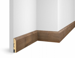 Плинтус Cosca Decor WP07 экошпон дуб Муссон, 80x16x2400 мм, МДФ Плинтус Cosca Decor WP07 экошпон дуб Муссон, 80x16x2400 мм, МДФ