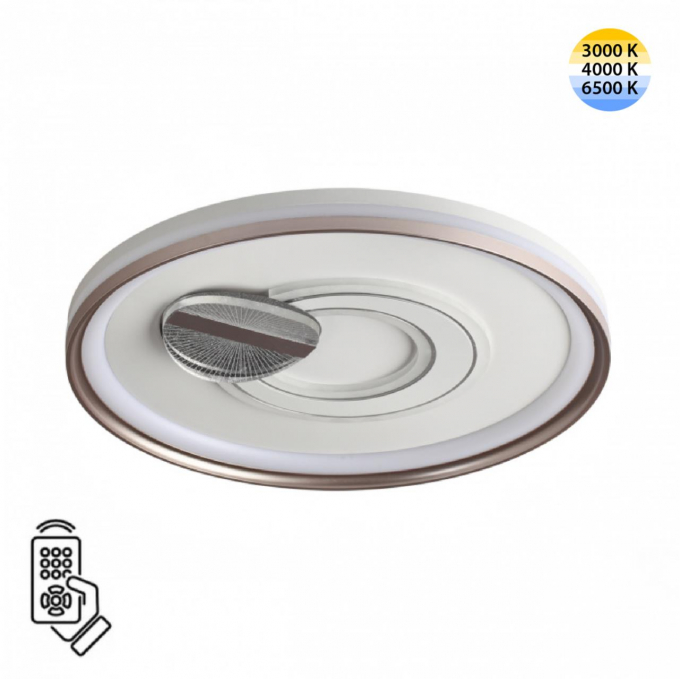 Светильник LED 85Вт 3000-6500K D495 IP20 пульт ДУ GEMINI PIKO LED SN 607 СОНЕКС 7787/85L, изображение 1 Светильник LED 85Вт 3000-6500K D495 IP20 пульт ДУ GEMINI PIKO LED SN 607 СОНЕКС 7787/85L, изображение 1