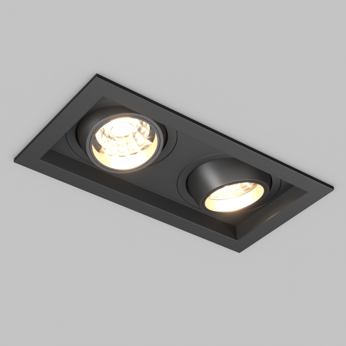 Светильник MS-VORTEX-BUILT-S170x90-2x12W Warm3000 (BK-BK, 40 deg, 230V), Arlight, 058437, изображение 4 Светильник MS-VORTEX-BUILT-S170x90-2x12W Warm3000 (BK-BK, 40 deg, 230V), Arlight, 058437, изображение 4