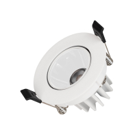 Светильник MS-FORECAST-BUILT-TURN-R82-8W Day4000 (WH-WH, 32 deg, 230V), Arlight, 037186