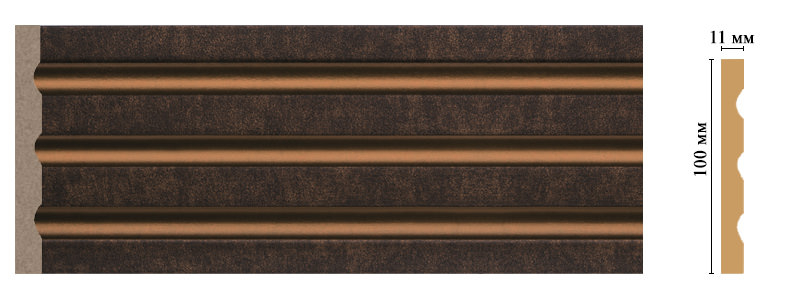 Пилястра Decomaster D201-56, 100x11x2400 мм Пилястра Decomaster D201-56, 100x11x2400 мм