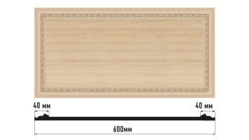 Декоративное панно Decomaster D3060-11, 600x300x18 мм