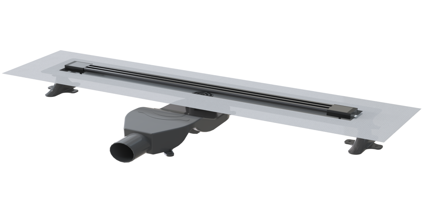 Душевой лоток Boheme Infinity 85x10 981-80-GM gun metal