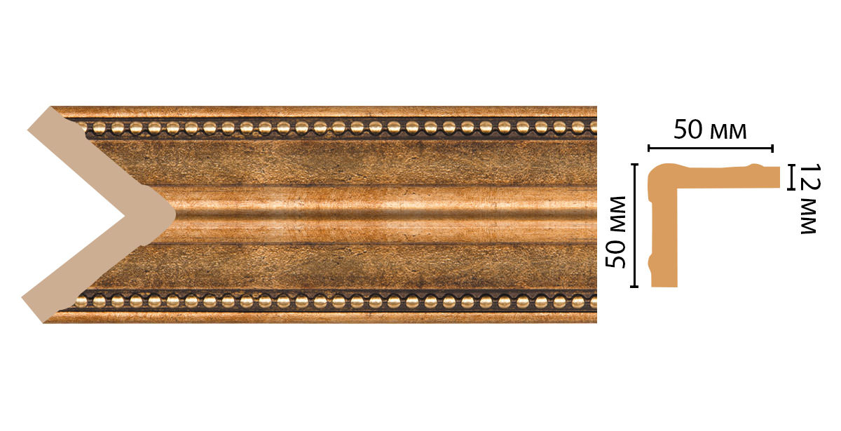 Угол Decomaster 142-57 ДМ, 50x50x2400 мм Угол Decomaster 142-57 ДМ, 50x50x2400 мм