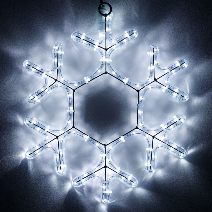 Фигура светодиодная ARD-SNOWFLAKE-M7-450x375-108LED White (230V, 6.5W), Arlight, 034249, изображение 1