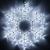 Фигура светодиодная ARD-SNOWFLAKE-M7-450x375-108LED White (230V, 6.5W), Arlight, 034249