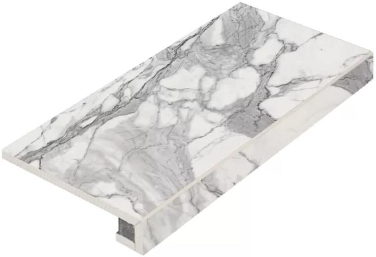 Ступень Italon Charme Evo Statuario Scalino Frontale 33x60, 620070000624 Ступень Italon Charme Evo Statuario Scalino Frontale 33x60, 620070000624