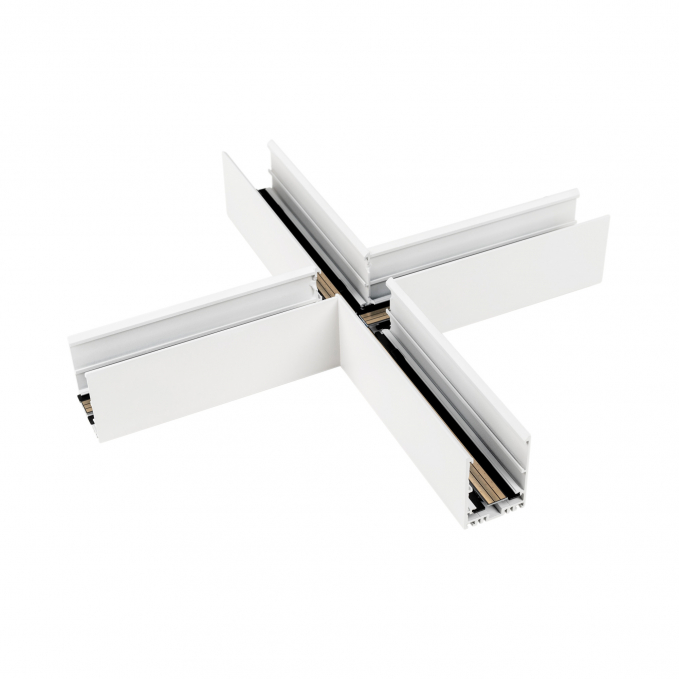 Коннектор крестовой MAG-CON-4563-X90 (WH), Arlight, 026930, изображение 1 Коннектор крестовой MAG-CON-4563-X90 (WH), Arlight, 026930, изображение 1