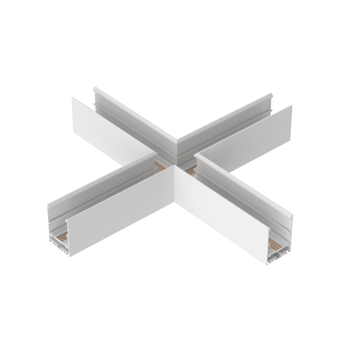 Коннектор крестовой MAG-CON-4563-X90 (WH), Arlight, 026930, изображение 2 Коннектор крестовой MAG-CON-4563-X90 (WH), Arlight, 026930, изображение 2