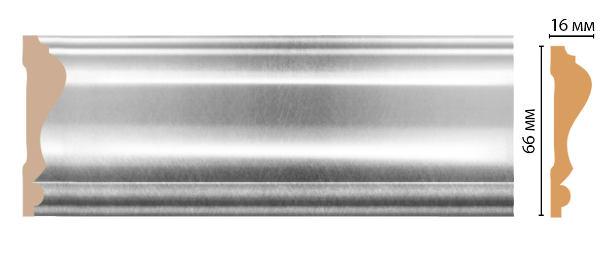 Молдинг Decomaster D022-375, 66x16x2400 мм Молдинг Decomaster D022-375, 66x16x2400 мм