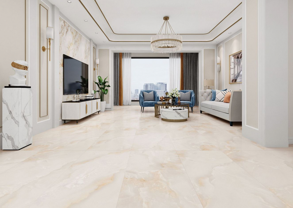 Керамогранит Basconi Home Onyx White Semi-Polished 60x120, BHC-6001
