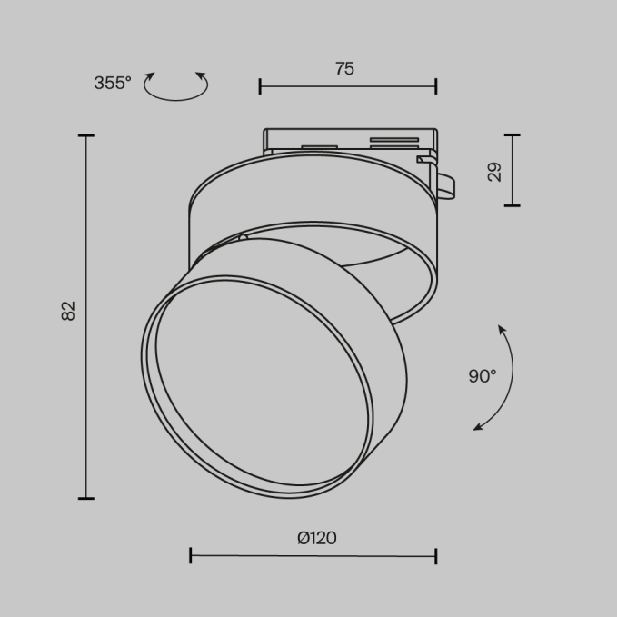 Основание для накладного монтажа системы Shelf с внутренней резьбой без ввода питания, CA023BI-B, изображение 8 Основание для накладного монтажа системы Shelf с внутренней резьбой без ввода питания, CA023BI-B, изображение 8