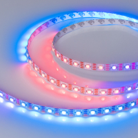Светодиодная лента SPI-B60-10mm 12V RGB-PX1-RAM (9.3 W/m, IP20, 5060, 5m), Arlight, 033437 Светодиодная лента SPI-B60-10mm 12V RGB-PX1-RAM (9.3 W/m, IP20, 5060, 5m), Arlight, 033437