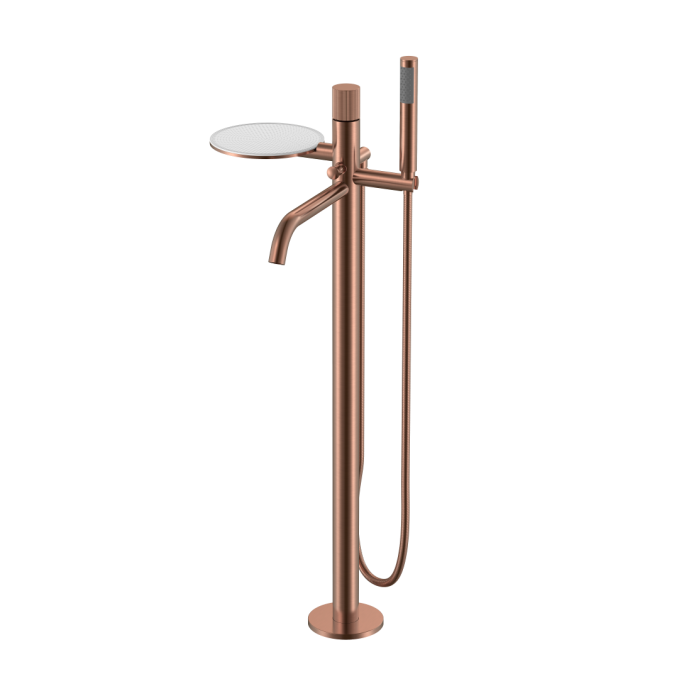 Смеситель напольный Boheme Stick 129-CB.3 брашированная медь Смеситель напольный Boheme Stick 129-CB.3 брашированная медь