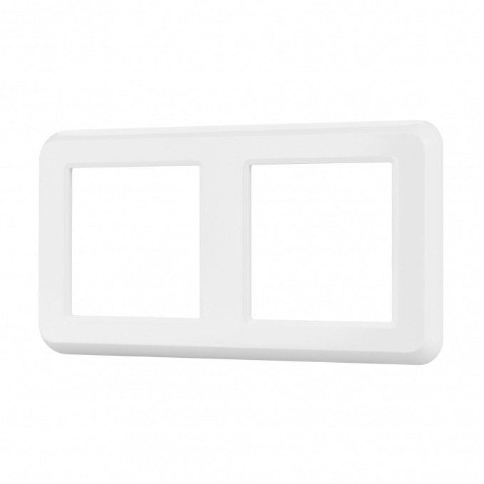 Рамка пластиковая FRM-VERSA-PL-2-WH, Arlight, 043776, изображение 1