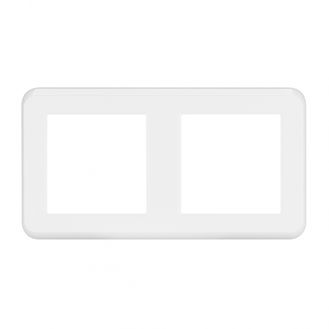 Рамка пластиковая FRM-VERSA-PL-2-WH, Arlight, 043776, изображение 2