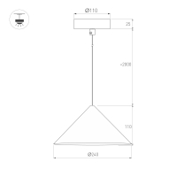Светильник SP-MAKOTO-R240-10W Warm3000 (BK, 36 deg, 230V, TRIAC), Arlight, 057212 Светильник SP-MAKOTO-R240-10W Warm3000 (BK, 36 deg, 230V, TRIAC), Arlight, 057212