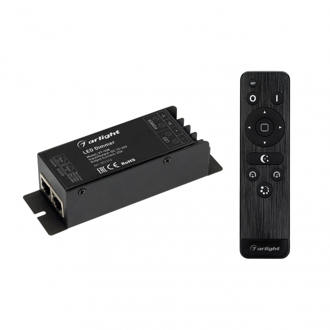 Диммер VT-S08-1x25A (12-24V, ПДУ Стик 12кн, RF), Arlight, 021316, изображение 1 Диммер VT-S08-1x25A (12-24V, ПДУ Стик 12кн, RF), Arlight, 021316, изображение 1