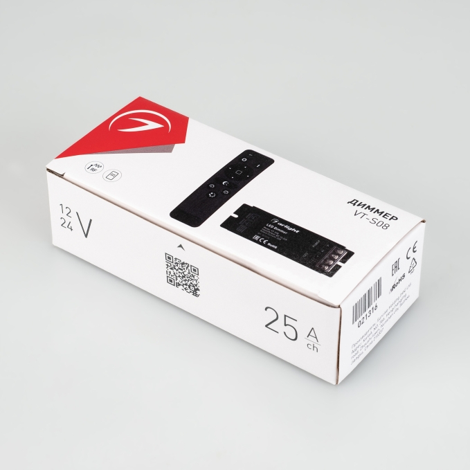 Диммер VT-S08-1x25A (12-24V, ПДУ Стик 12кн, RF), Arlight, 021316, изображение 2 Диммер VT-S08-1x25A (12-24V, ПДУ Стик 12кн, RF), Arlight, 021316, изображение 2